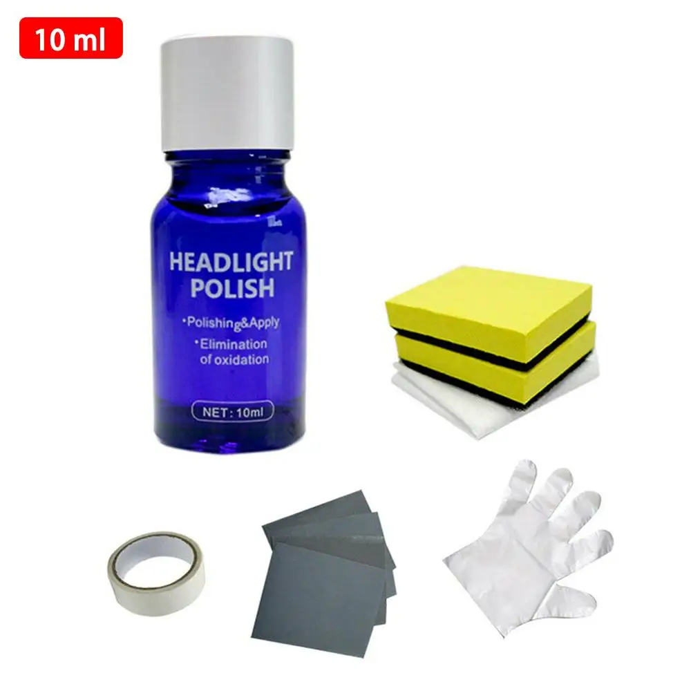 10/30ml Car Hardness Headlight Lens Restorer Repair Liquid Polish Auto Light Polishing Coating Agent Set | Автомобили и мотоциклы