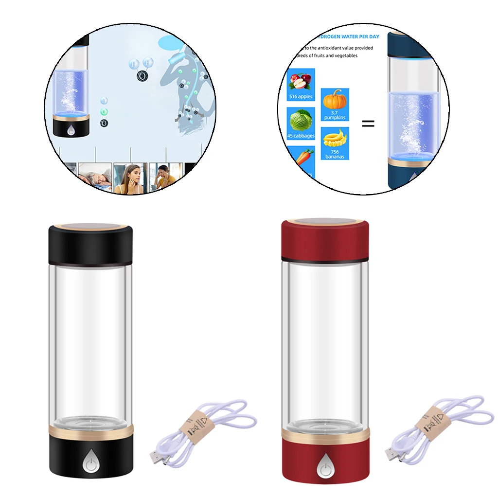 

Hydrogen Rich Water Generator Bottle H2 Water Generator Hydrogen Water Machine for Home Travel