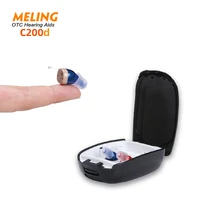 meling c200d cic rechargeable hearing amplifier invisible mini sound amplifiers to aid the seniors and adults for the dropship