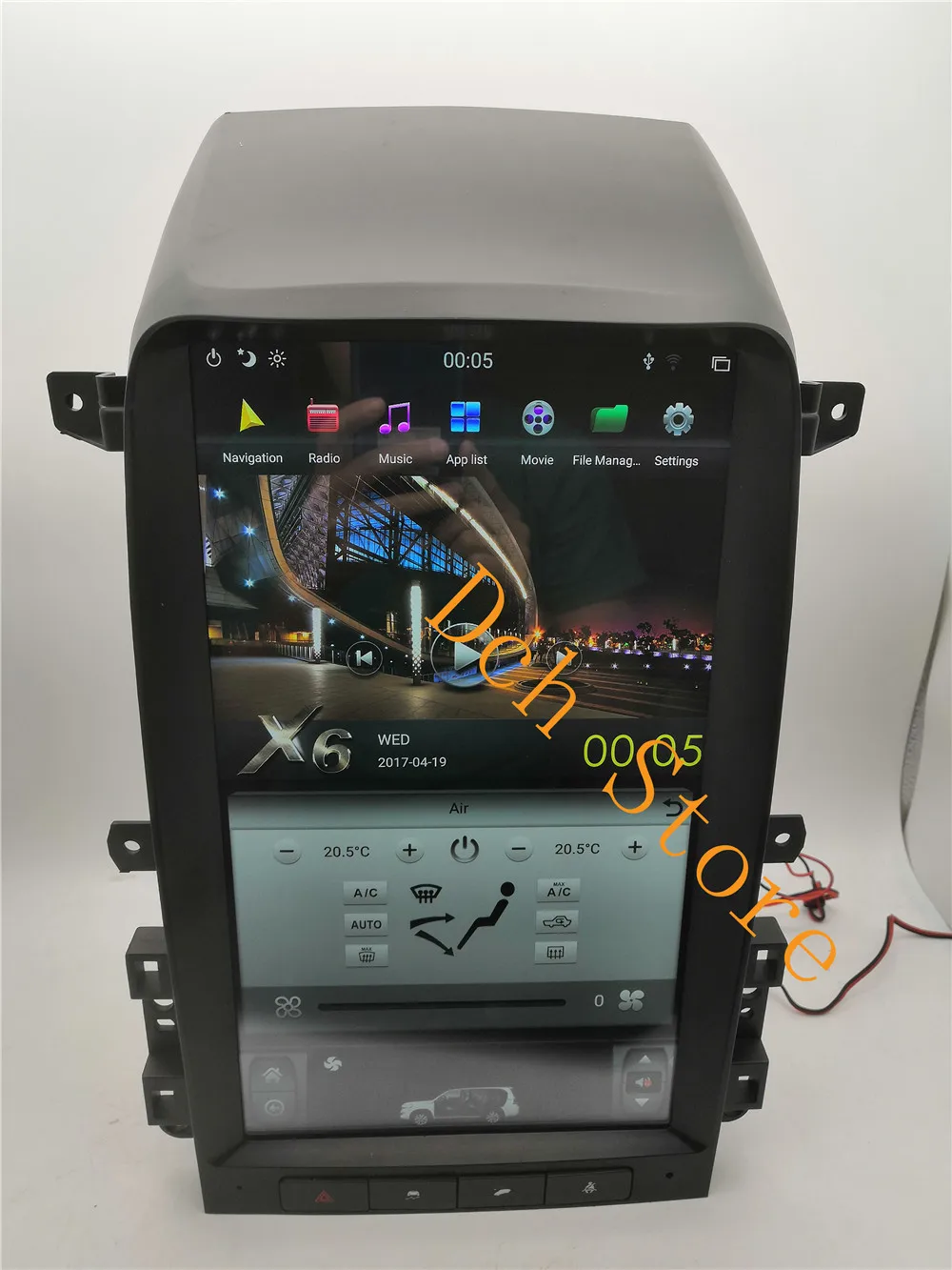 13,6 дюймов вертикальный Большой экран Tesla стиль Android 8,1 PX6 CARPLAY автомобильный DVD gps навигатор плеер для Chevrolet captiva 2008-2012 ips