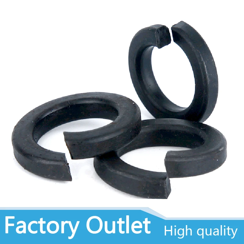

1/100/50/10pcs 8.8 High Strength Carbon steel Q215 Elastic Gasket Spring Lock Washer M3 M4 M5 M6 M8 M10 M12 M16 M20 M24 M27 M30