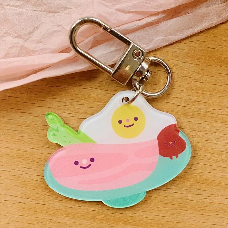 Кролик медведь сумки аксессуары Kawaii Корея Мода для девочек брелок кольцо подарок