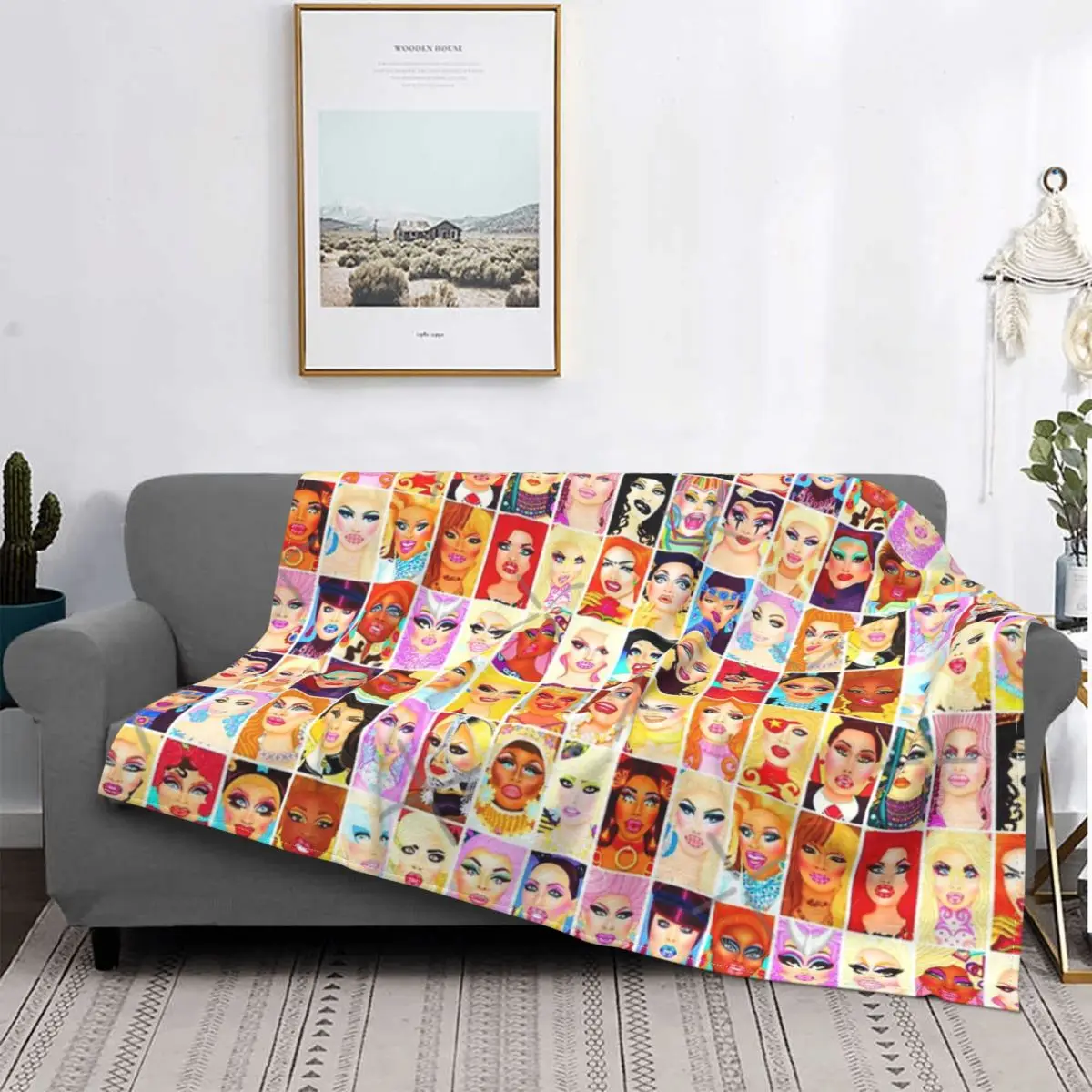 

Drag Queen Royalty 2 Blanket Bedspread Bed Plaid Rug Plaid Sofa Towel Blanket Plaid On The Sofa