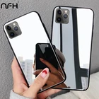 Зеркальный чехол для iPhone 13, 12Mini, 11 Pro, X, XR, Xs Max, 6S, 7, 8 Plus, SE2, из ТПУ
