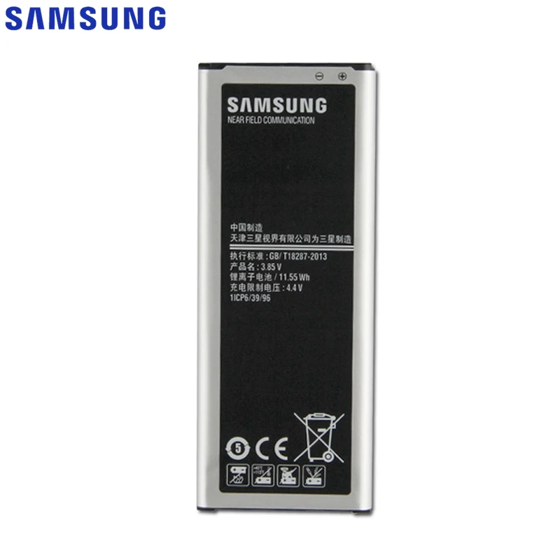 Сменный аккумулятор samsung для Galaxy NOTE4 N9100 N9106W N9108V N9109V NOTE 4 с NFC EB-BN916BBC 3000mAh