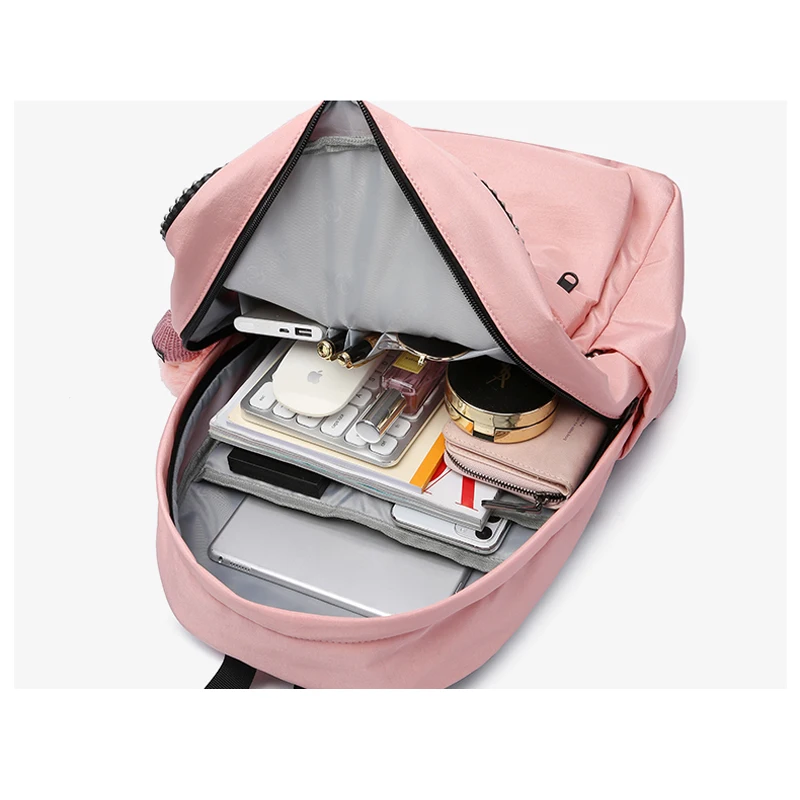 MARVEL Teenage travel Backpack fashion cartoon printing schoolbag USB Charging school bag Large capacity waterproof backpack