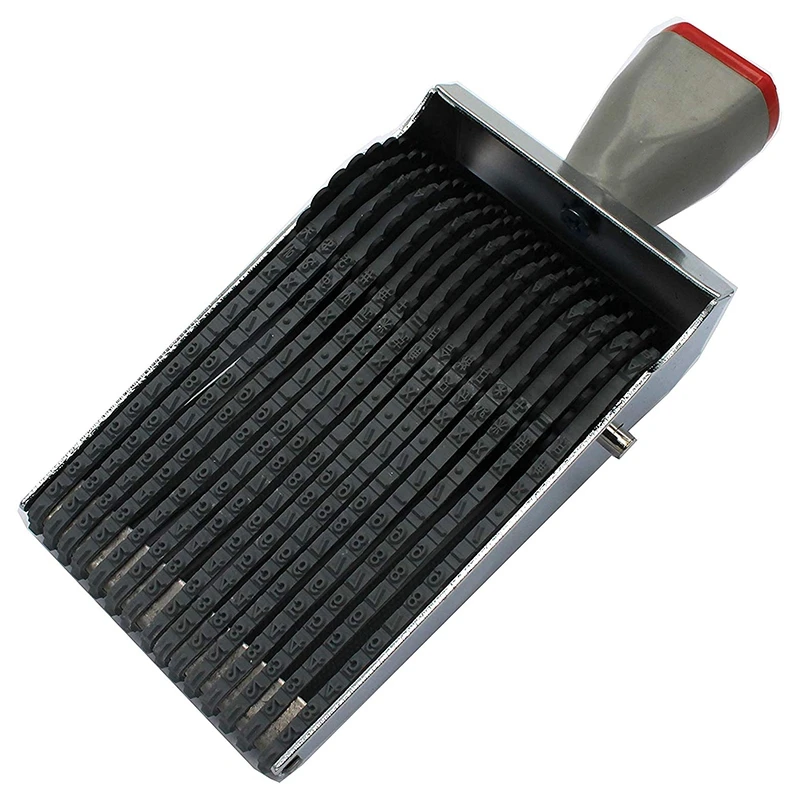 Многоцелевой 15 цифр Алфавит прокатки резиновый штамп английская буква номер