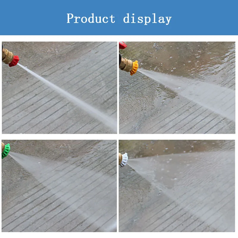 Насадка для водяного пистолета металлическая струйная насадка высокого