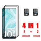 Защитное стекло 4in1Glass для Xiaomi Redmi Note 10 Lite 10 Lite, 6,67 дюйма, Защитная пленка для камеры, стекло для xiaomiphone