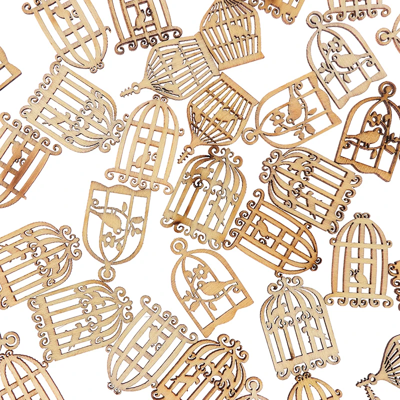 Деревянная птичья клетка для самостоятельной сборки 50 шт. настенные деревянные