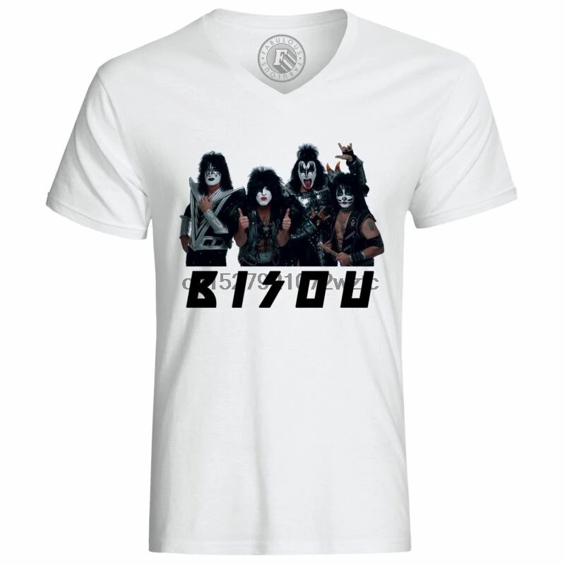Футболка KISS bisou bise metal rock hard |