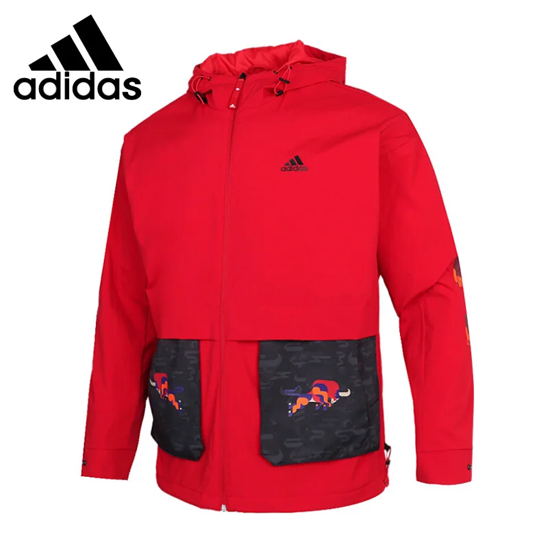 

Оригинальный Новое поступление Adidas CNY JKT Для мужчин зимнее пальто с капюшоном спортивная одежда