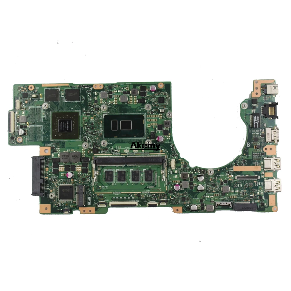 K501UX материнская плата для ноутбука For Asus K501UB K501UQ оригинальная DDR3 8GB RAM I7 6500U