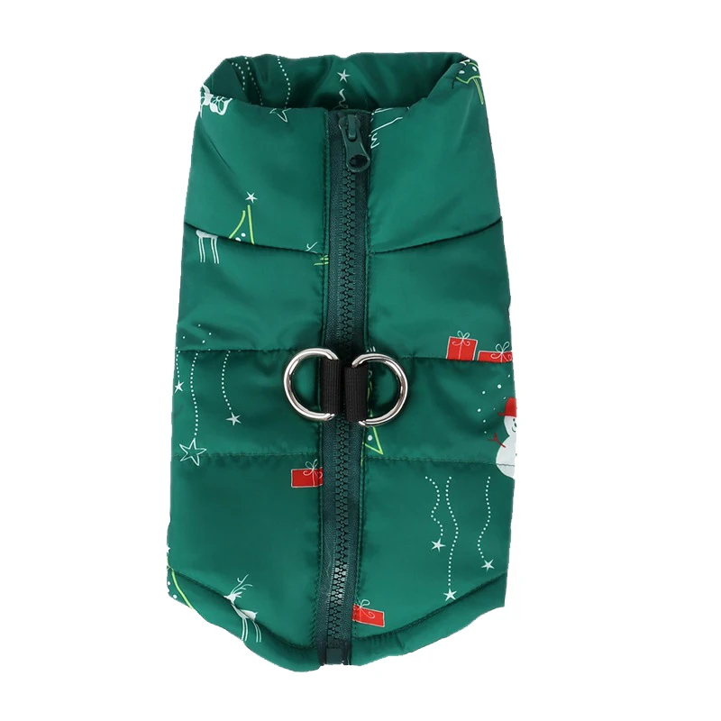Рождественская куртка для больших собак и щенков маленьких водонепроницаемая