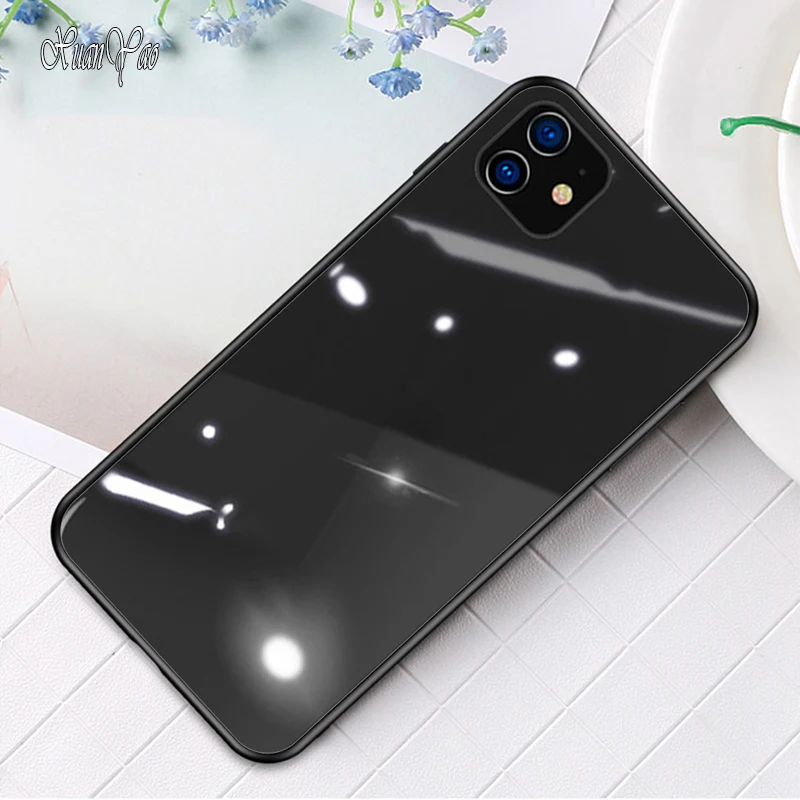 XUANYAO чехол для iPhone 11 Pro Max силиконовый X Xs XR Мягкий стеклянный 6 6S 7 8 Plus |
