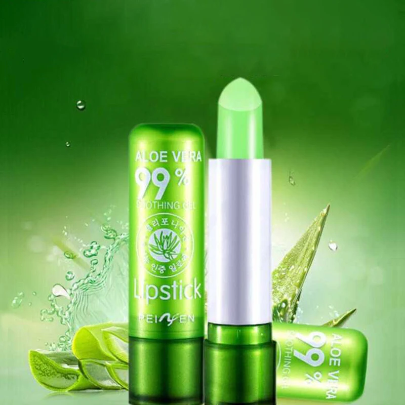 Увлажняющий бальзам для губ натуральный с алоэ вера губная помада изменением