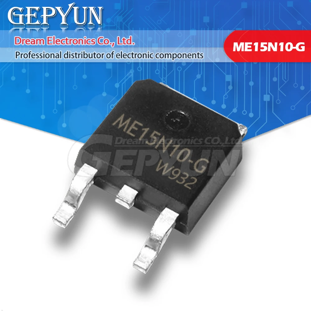 

10 шт ME15N10-G TO-252 ME15N10 TO252 15N10 Новый полевой транзистор MOS