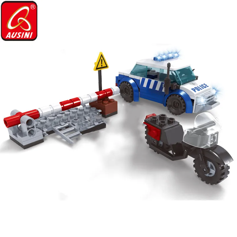 AUSINI строительные блоки для мотоциклов креативные игрушки детей строительство