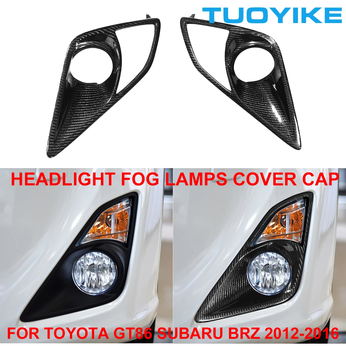 Cover Cap Trim Sticker For Toyota Gt86 Subaru Brz 2012-16