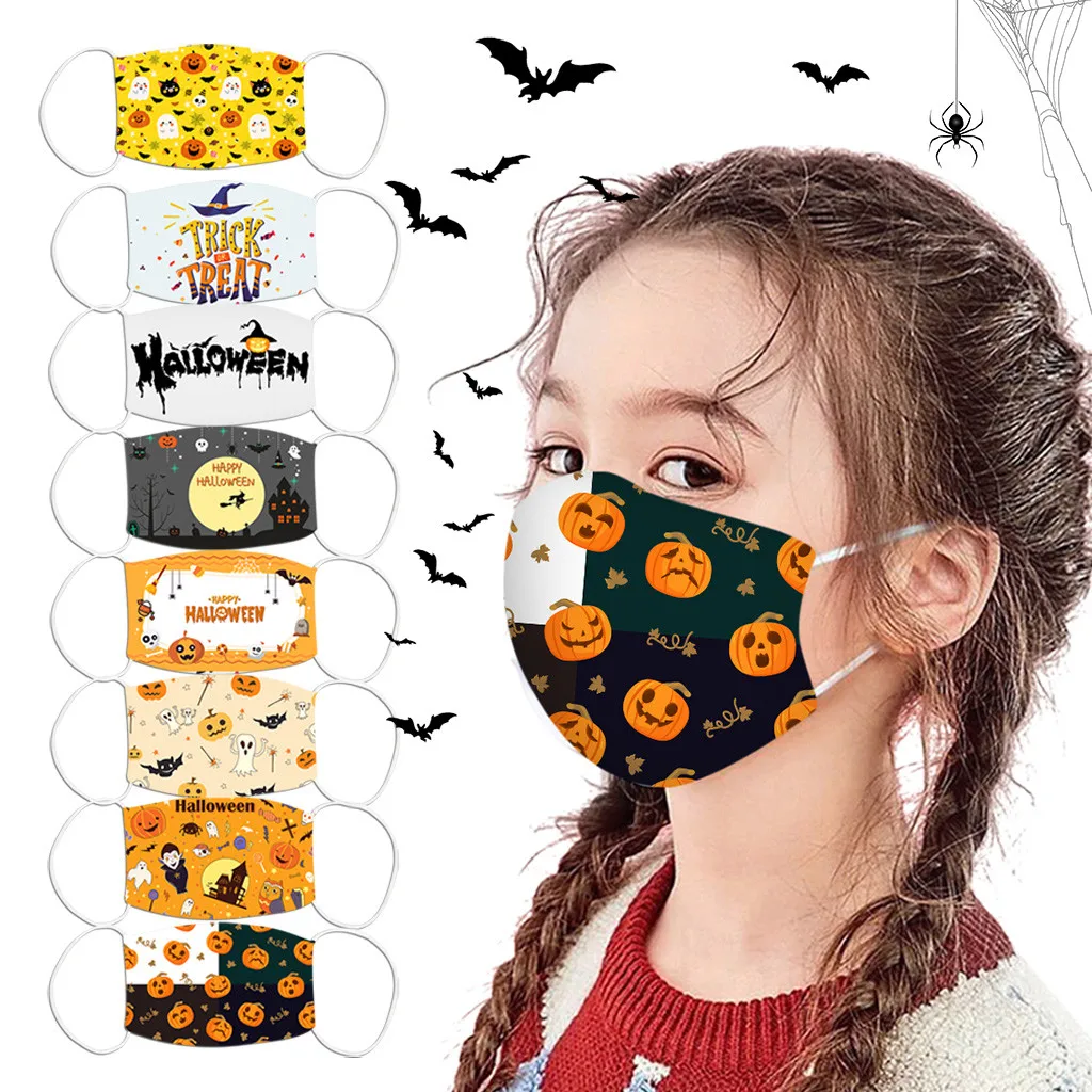 Маска на лицо для детей партия из 5 пар маска лица принты защитная моющиеся