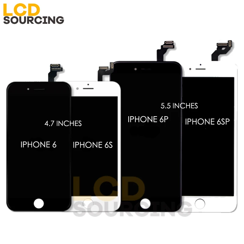 AAA ЖК-дисплей для Apple iPhone 6 6s 6p 6s p ЖК-дисплей с сенсорным экраном дигитайзер сборка для iPhone 6s plus дисплей Замена