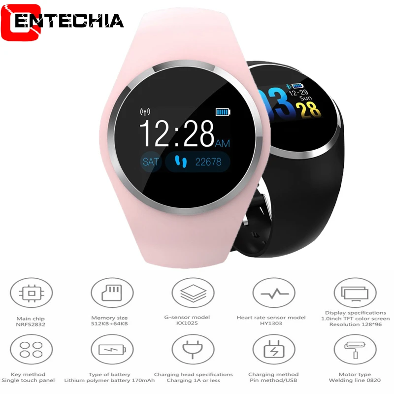 Bluetooth Смарт-часы для мужчин и детей женщин нержавеющая сталь водонепроницаемые