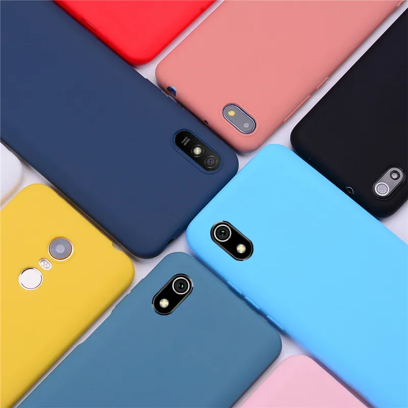 Чехол для Xiaomi Redmi 7A мягкий силиконовый чехол телефона бампер a7 задняя крышка из