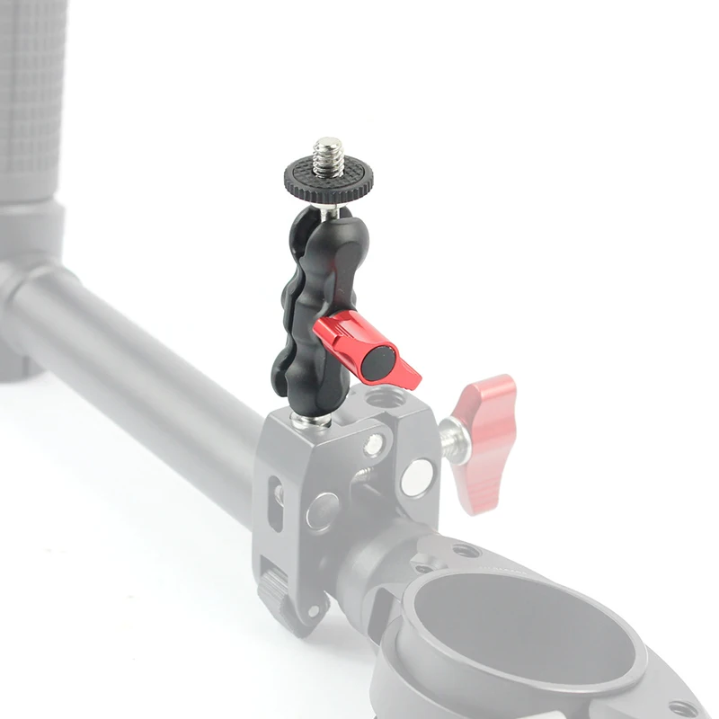 1/4&quot Screw Magic Arm Monitor Mount Double Ballhead 360 Degree For DSLR Camera Bracket Field LED Video Light Cage | Электроника