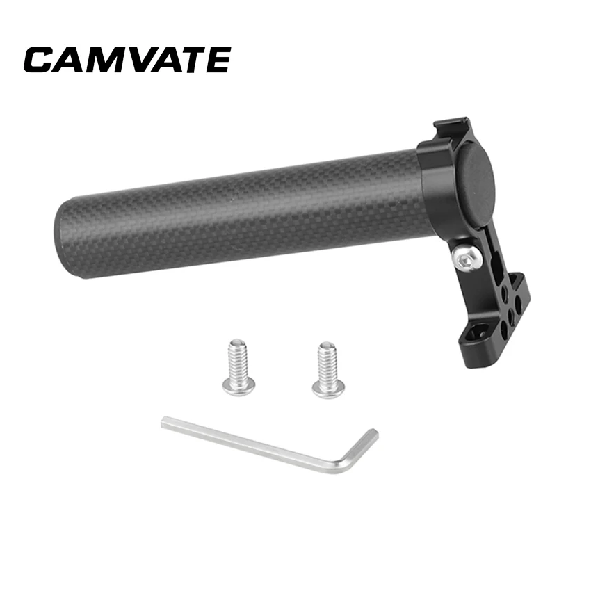 CAMVATE из углеродного волокна с ручкой наверху для переноски 1/4 &quot 20 точки