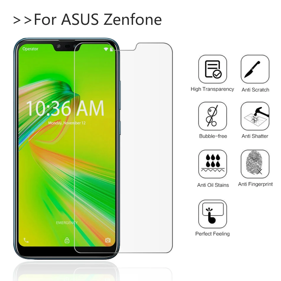 Закаленное стекло для телефона ASUS Zenfone ZB634KL Защитная пленка экрана Max M2 ZB633KL ZB631KL