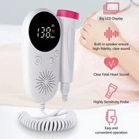 fetal doppler hand hold pocket portable sound baby heart pregnancy ultrasound fetus doppler detector machine monitor pregnancy
