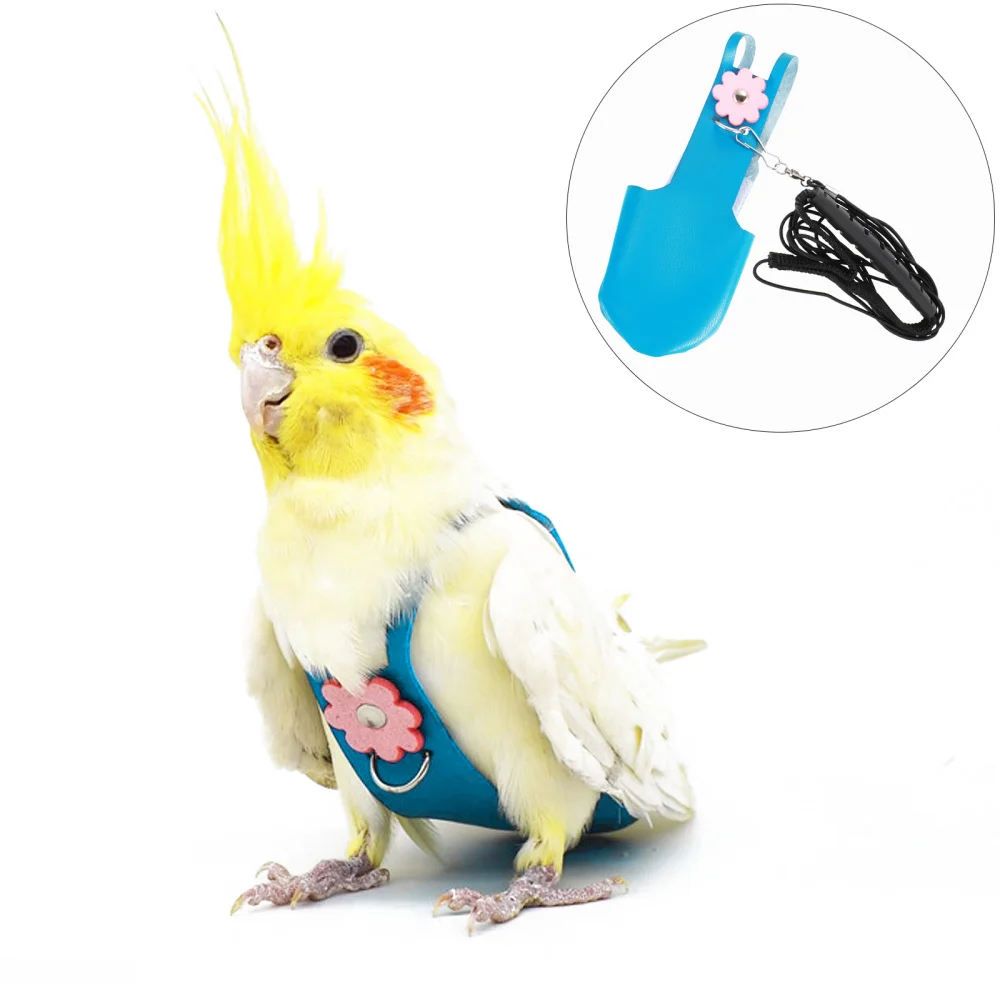 

Bird Diaper Washable Parrot Nappy with 2M Rope Reusable Pet Suit Clothes
