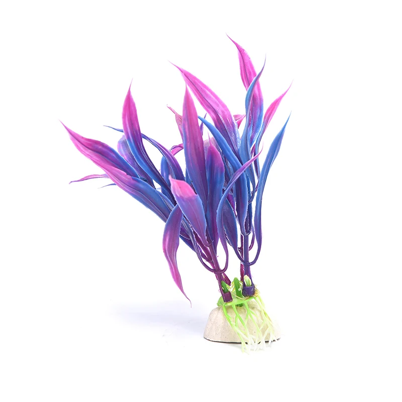 

1PCS Artificial Plastic Water Plant Grass Aquarium Decorations Plants Fish Tank Grass Ornament Decor Aquatic Accessories
