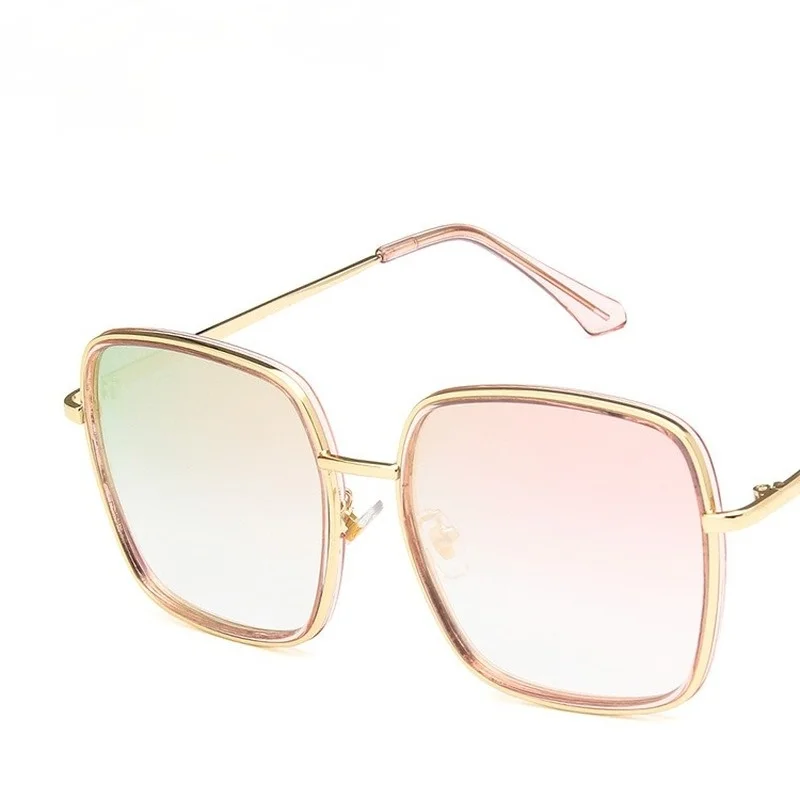 

2021 New Korean Fashion Big Frame Sunglasses Trendy Square Sun Glasses Retro Harajuku Sunglasses