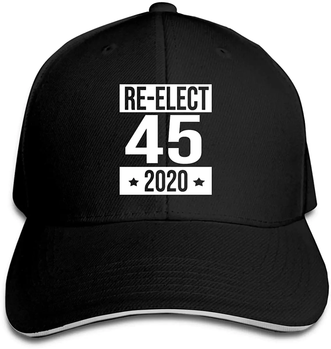 

Re-Elect 45 for 2020 Men Cotton Classic Baseball Cap Adjustable Size