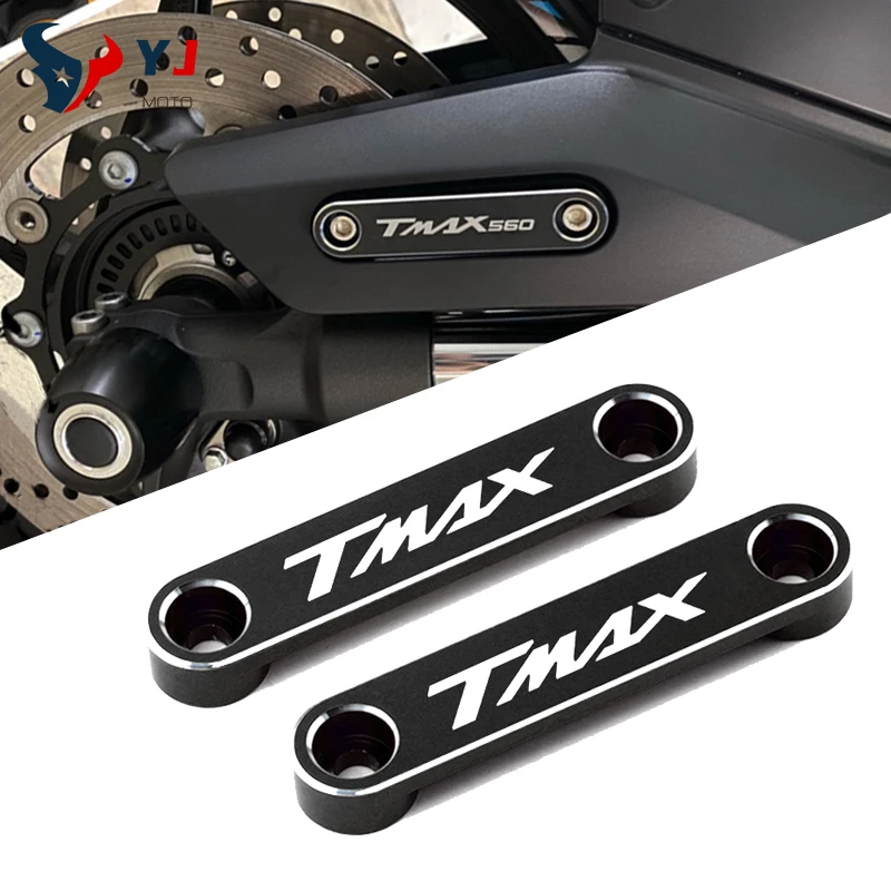 

Аксессуары с логотипом TMAX для Yamaha TMAX 530 2015-2016 T MAX 530 SX/DX, крышка передней оси мотоцикла, боковая пластина, декоративная