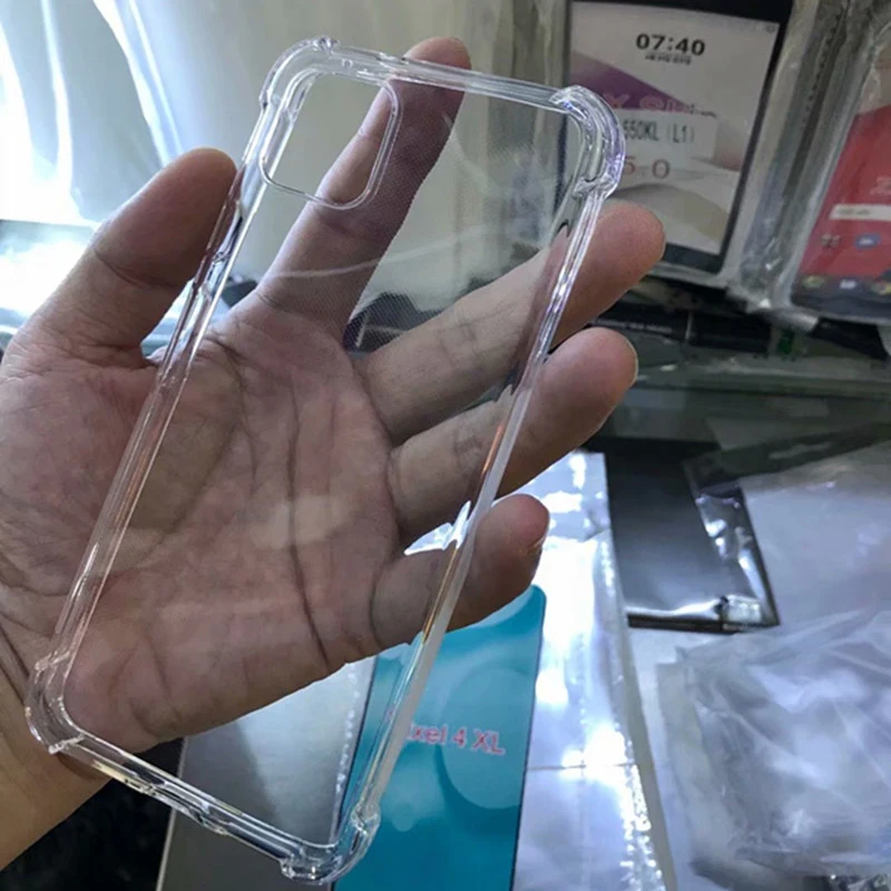 Прозрачный чехол для Google Pixel 4 XL Pixel4 воздушная подушка мягкий силиконовый бампер