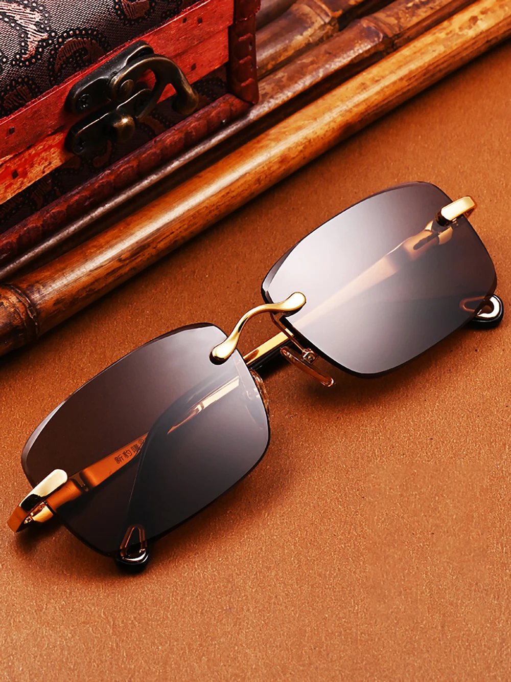 

Роскошные брендовые Квадратные Солнцезащитные очки с линзами из натурального камня для мужа очки с коричневыми зеркальными линзами мужски...