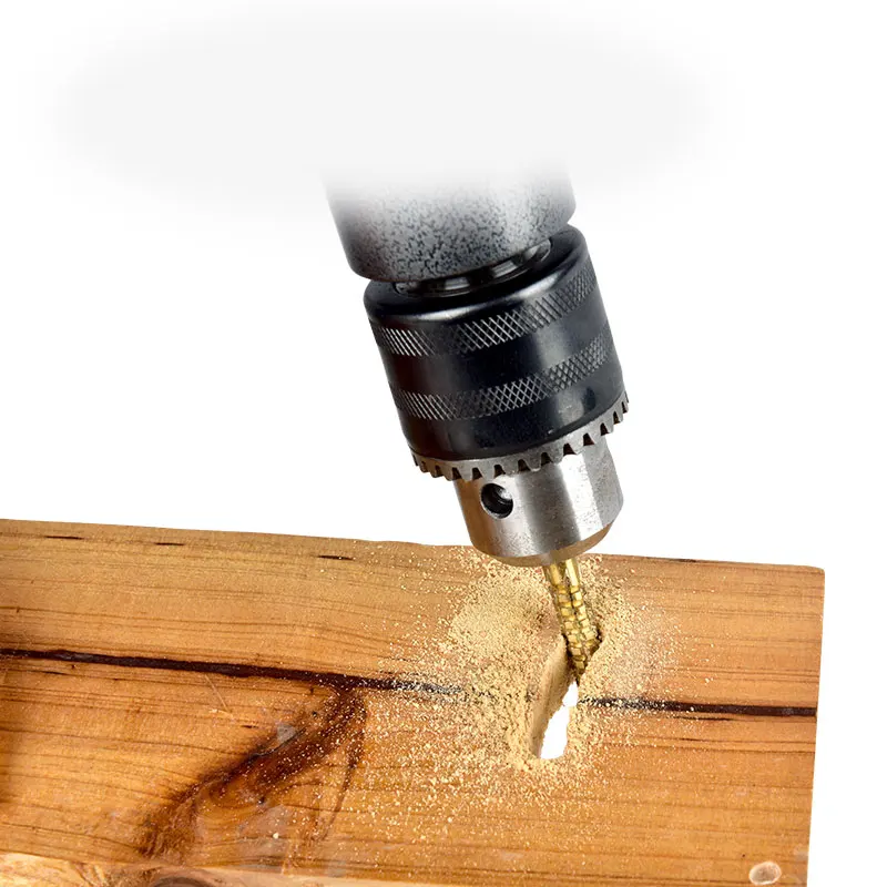 Сверла из быстрорежущей стали с титановым покрытием 6 шт./10 шт.|Сверла| |