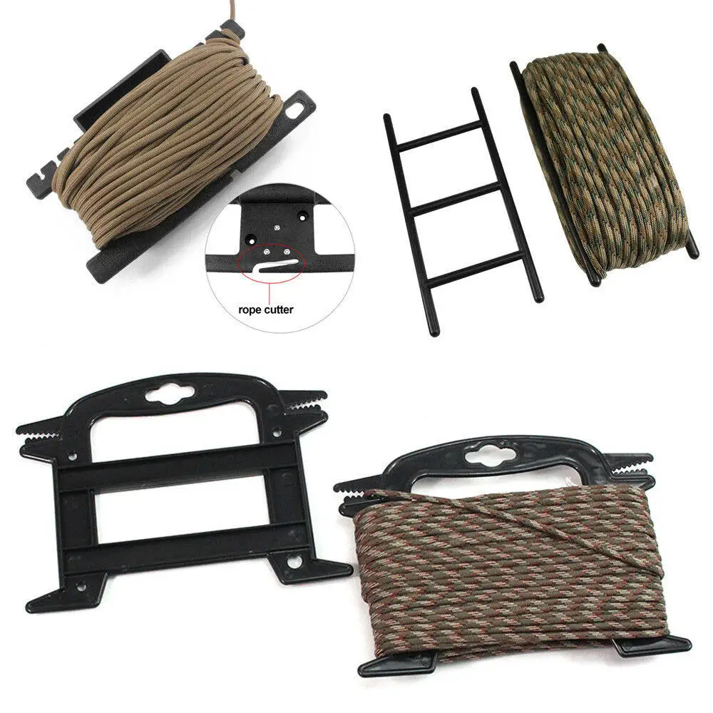 

Outdoor Plastic Winding Line Reel Rig Winders Umbrella Rope Storage Bracket for Camping Multipurpose Mini Gadget