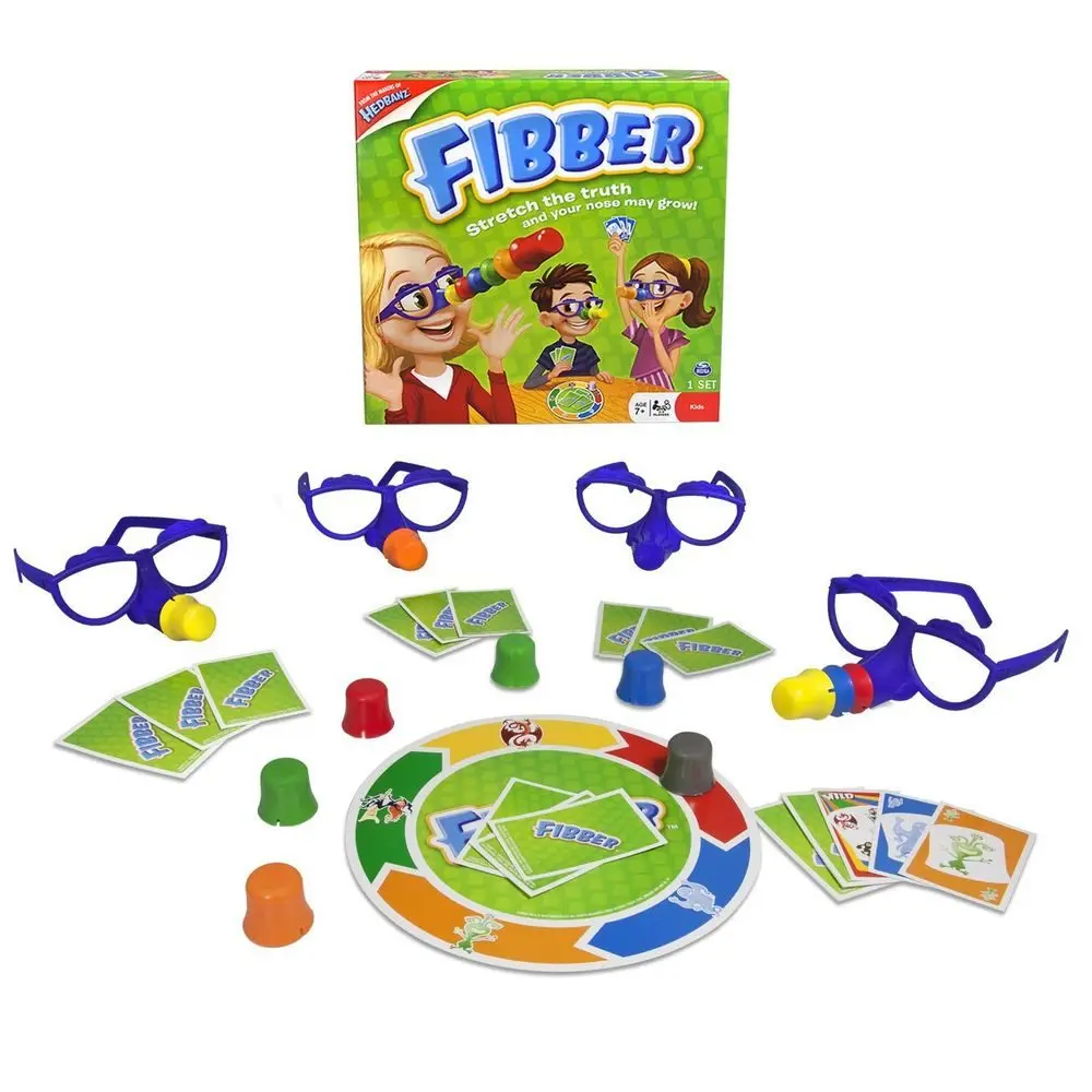 

Набор забавных настольных игр семейная карточная игра «лжец» растягивающиеся Веселые Обучающие игрушки для детей носы и очки для 2-4 игроко...