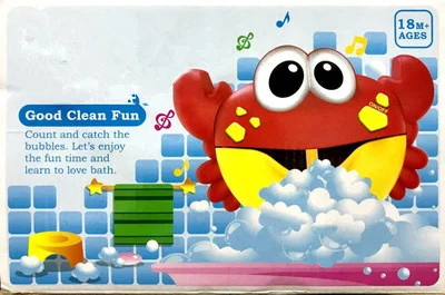 

Bubble Crabs Music Baby Bath Toys Kids Pool Swimming Bathtub Soap Machine Automatic Bubble Funny Crabs Frog Bath Music Bubble