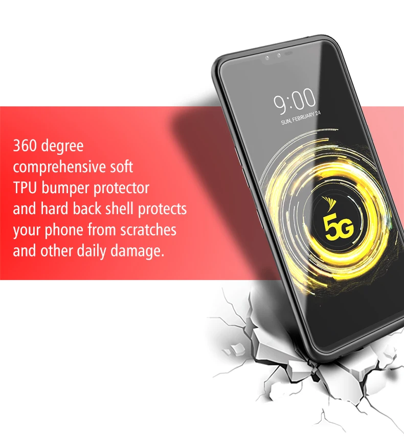 Аккумулятор NEWDERY чехол для LG V 50 чехол-аккумулятор 4700 мАч Тонкий чехол для LG V50