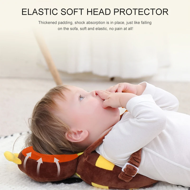 

Cute Baby Head Protection Pad Toddler Headrest Pillow Baby Neck Cute Wings Nursing Fall Resistance Cushion