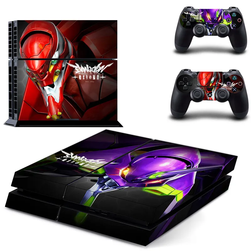 Наклейка s Neon Genesis Evangelion наклейка для PS4 PS 4 игровая станция Pegatinas консоли playstation и 2