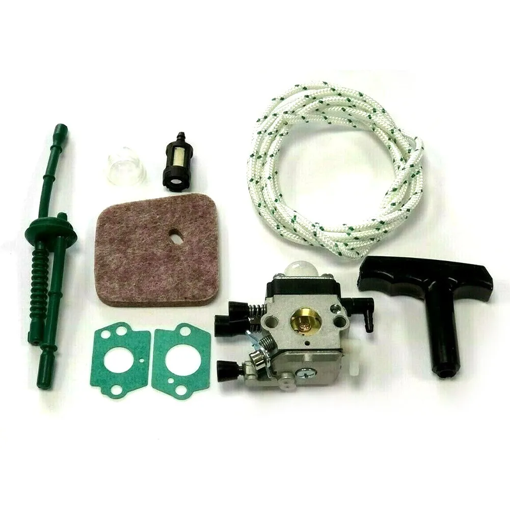 

For Stihl FS38 FS45 Carburetor Fuel Filter Primer Bulb Air Filter Pull Cord