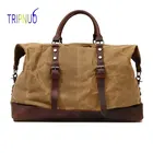 Холщовая мужская сумка для путешествий, сумка для ручной клади, водонепроницаемая и износостойкая холщовая дорожная сумка, большая спортивная сумка для улицы