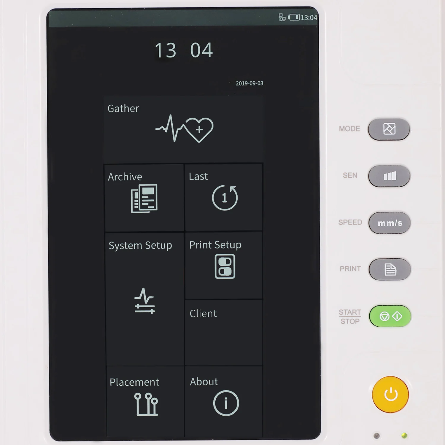 

ECG1212G Digital Electrocardiograph 12 channel 12 lead Touch Screen EKG ECG Machine with Software Printer