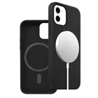 Роскошный оригинальный квадратный Магнитный чехол для телефона iPhone 12 mini 12 Pro Max, силиконовый чехол с поддержкой беспроводной зарядки