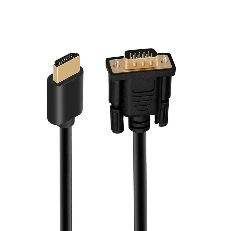 

HDMI To VGA 6 Feet Cable (Male To Male) for Computer Desktop,Laptop,Monitor, Projector, HDTV, Raspberry Pi, Roku, Xbox 2021